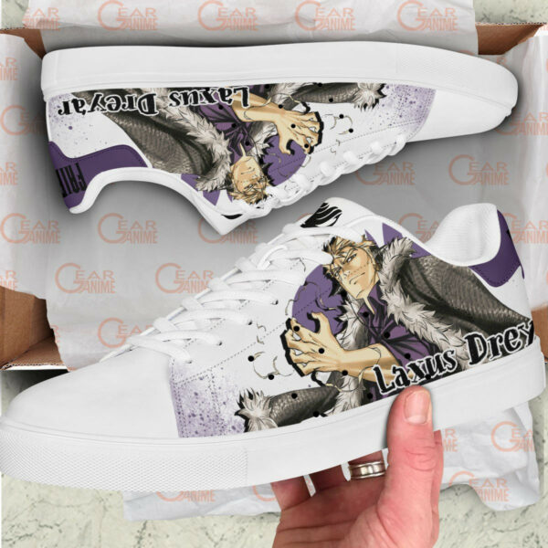 Fairy Tail Laxus Dreyar Skate Shoes Custom Anime Sneakers 2