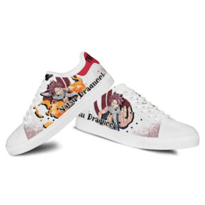 Fairy Tail Natsu Dragneel Skate Shoes Custom Anime Sneakers 6