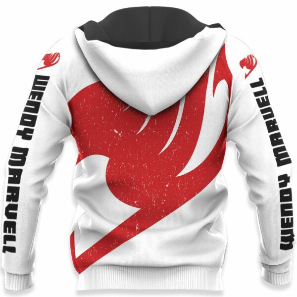 Fairy Tail Wendy Marvell Hoodie Silhouette Anime Shirts 5