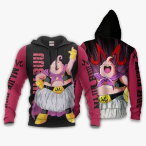 Fat Majin Buu Hoodie Dragon Ball Anime Zip Jacket 8