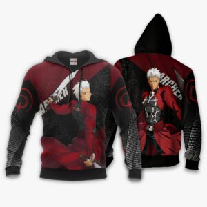 Fate Stay Night Archer Hoodie Shirt Custom Anime Zip Jacket 8