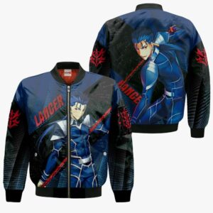 Fate Stay Night Lancer Hoodie Shirt Custom Anime Zip Jacket 9