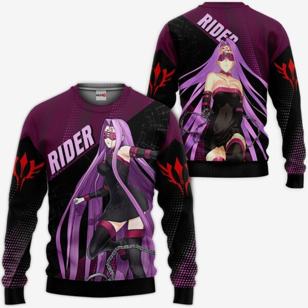 Fate Stay Night Rider Hoodie Shirt Anime Zip Jacket 2
