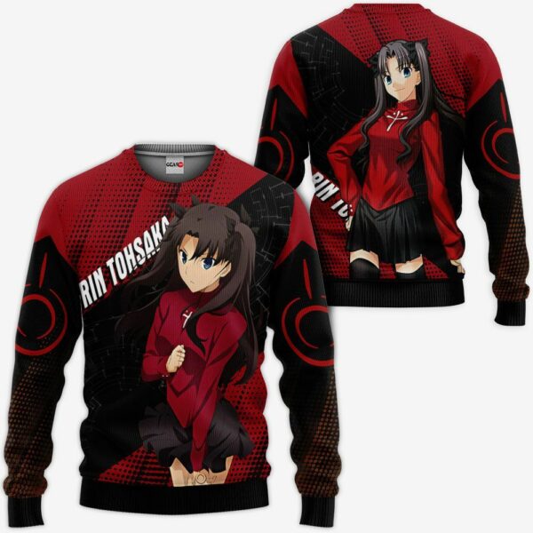 Fate Stay Night Rin Tohsaka Hoodie Shirt Custom Anime Zip Jacket 2