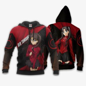 Fate Stay Night Rin Tohsaka Hoodie Shirt Custom Anime Zip Jacket 8