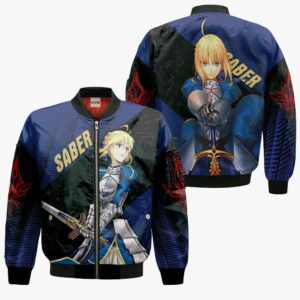 Fate Stay Night Saber Hoodie Shirt Custom Anime Zip Jacket 9