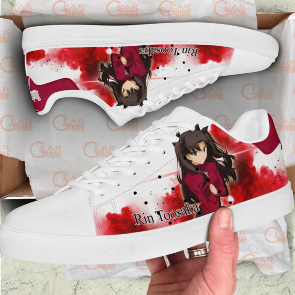 Fate Zero Rin Tohsaka Skate Shoes Custom Anime Sneakers 2