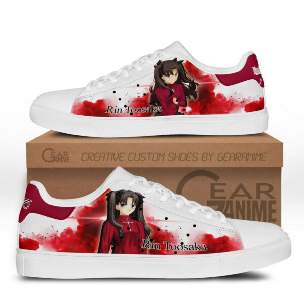 Fate Zero Rin Tohsaka Skate Shoes Custom Anime Sneakers 1