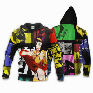 Faye Valentine Hoodie Custom Cowboy Bebop Anime Merch Clothes 8