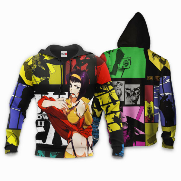 Faye Valentine Hoodie Custom Cowboy Bebop Anime Merch Clothes 3