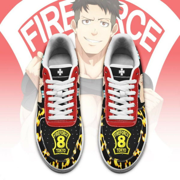 Fire Force Akitaru Obi Shoes Costume Anime Sneakers 2