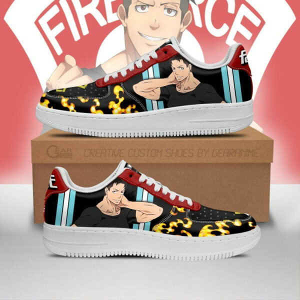 Fire Force Akitaru Obi Shoes Costume Anime Sneakers 1