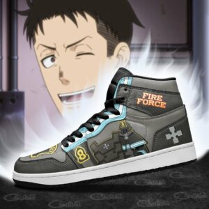 Fire Force Akitaru Obi Shoes Custom Anime Sneakers 6