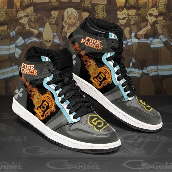 Fire Force Company 5 Shoes Custom Anime Sneakers 2