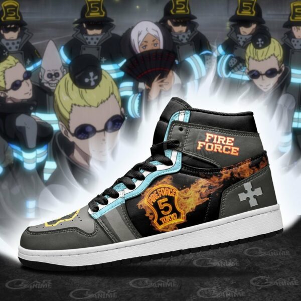 Fire Force Company 5 Shoes Custom Anime Sneakers 3