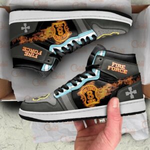 Fire Force Company 8 Shoes Custom Anime Sneakers 7