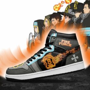 Fire Force Company 8 Shoes Custom Anime Sneakers 6