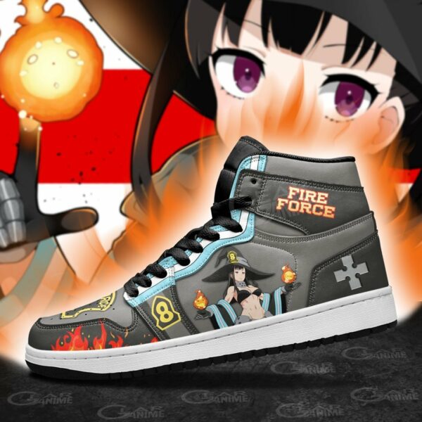 Fire Force Maki Oze Shoes Custom Anime Sneakers 3