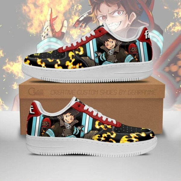 Fire Force Shinra Kusakabe Shoes Costume Anime Sneakers 1