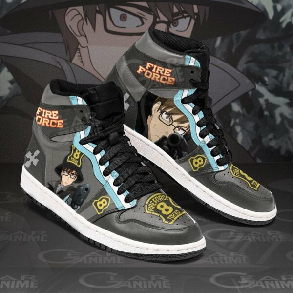 Fire Force Takehisa Hinawa Shoes Custom Anime Sneakers 2