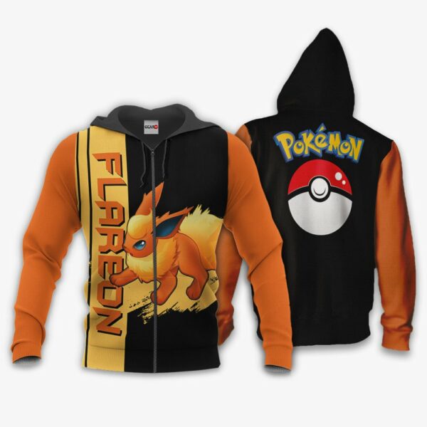 Flareon Hoodie Custom Pokemon Anime Merch Clothes 1