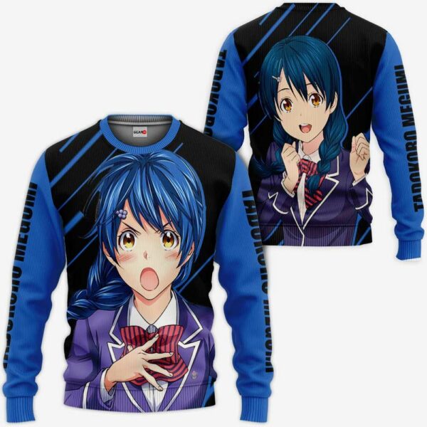 Food Wars Tadokoro Megumi Hoodie Shokugeki no Soma Anime Shirt 2