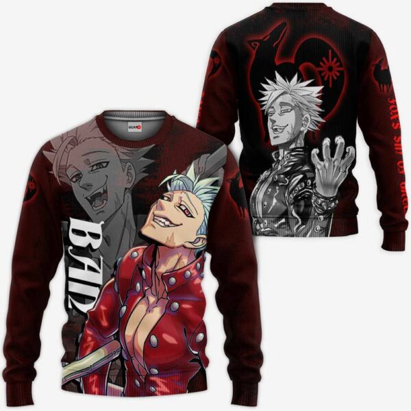 Fox's Sin of Greed Ban Hoodie Anime Seven Deadly Sins Merch Clothes 2