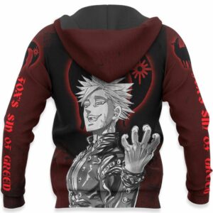 Fox's Sin of Greed Ban Hoodie Anime Seven Deadly Sins Merch Clothes 10