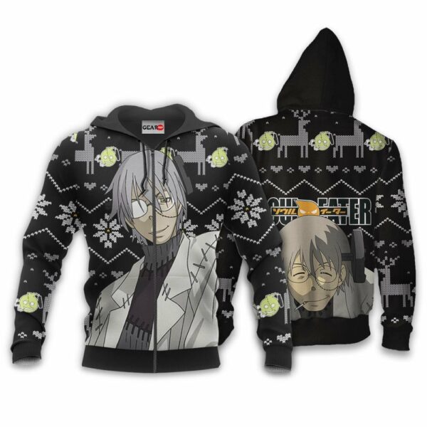 Franken Stein Ugly Christmas Sweater Custom Anime Soul Eater XS12 2