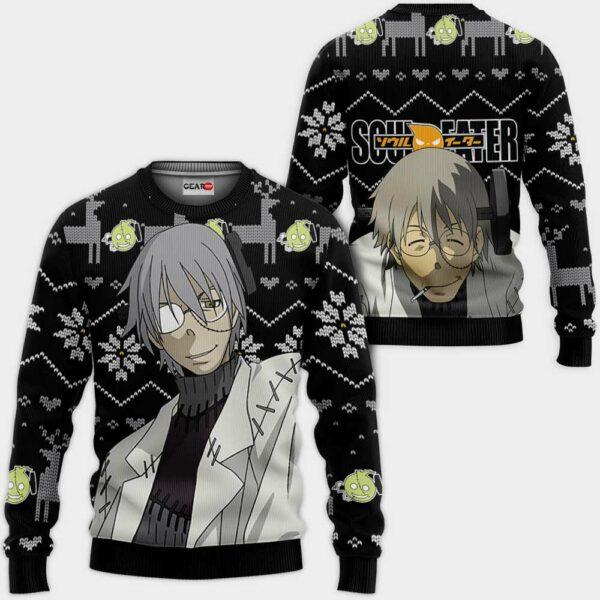 Franken Stein Ugly Christmas Sweater Custom Anime Soul Eater XS12 1