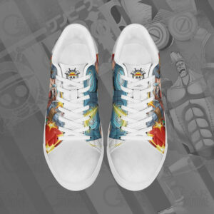 Franky Skate Shoes One Piece Custom Anime Sneakers 6