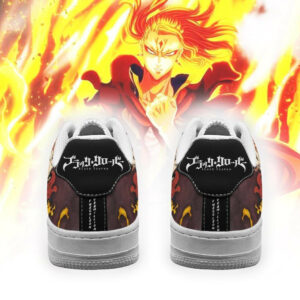 Fuegoleon Vermillion Shoes Crimson Lion Knight Black Clover Anime Sneakers 5