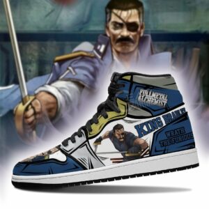 Fuhrer King Bradley Shoes Fullmetal Alchemist Anime Sneakers Fan MN05 5