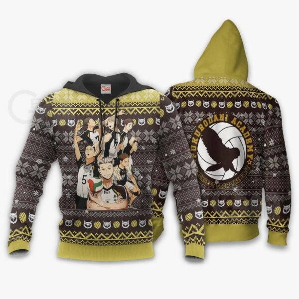 Fukurodani Academy Ugly Christmas Sweater Haikyuu Anime Xmas 3