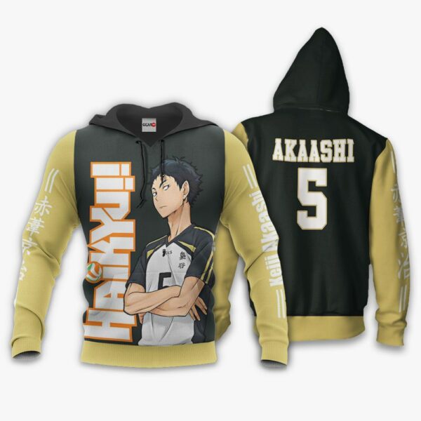 Fukurodani Keiji Akaashi Hoodie Haikyuu Anime Merch Clothes 3