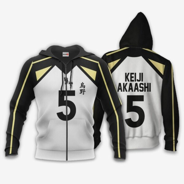 Fukurodani Keiji Akaashi Hoodie Uniform Num 5 Haikyuu Anime Shirt 1