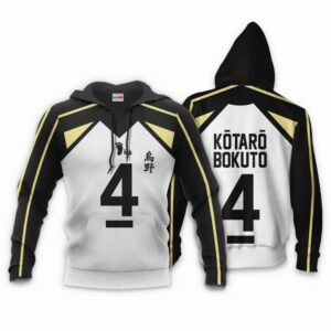 Fukurodani Kotaro Bokuto Hoodie Number 4 Uniform Haikyuu Anime Shirts 10