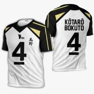 Fukurodani Kotaro Bokuto Hoodie Number 4 Uniform Haikyuu Anime Shirts 9