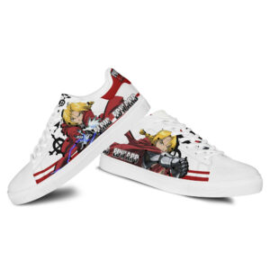 Fullmetal Alchemist Edward Elric Skate Shoes Custom Anime Sneakers 6