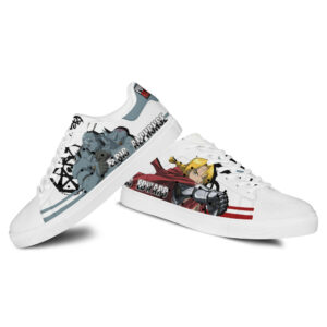 Fullmetal Alchemist Elric Brothers Skate Shoes Custom Anime Sneakers 6