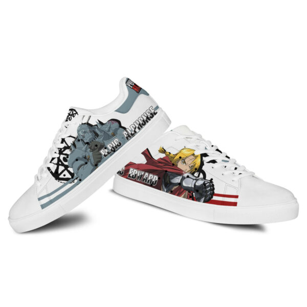 Fullmetal Alchemist Elric Brothers Skate Shoes Custom Anime Sneakers 3