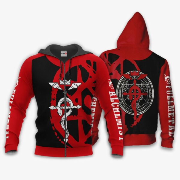 Fullmetal Alchemist Symbols Hoodie Custom Anime Merch Clothes 1