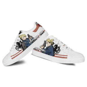 Fullmetal Alchemist Winry Rockbell Skate Shoes Custom Anime Sneakers 6