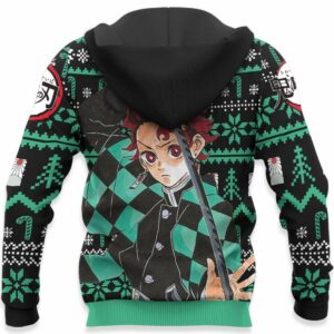 Funny Tanjiro Ugly Christmas Sweater Custom Anime Kimetsu XS12 8