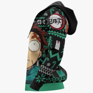 Funny Tanjiro Ugly Christmas Sweater Custom Anime Kimetsu XS12 9