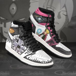 Fused Momoshiki and Borushiki Shoes Custom Anime Boruto Sneakers 5