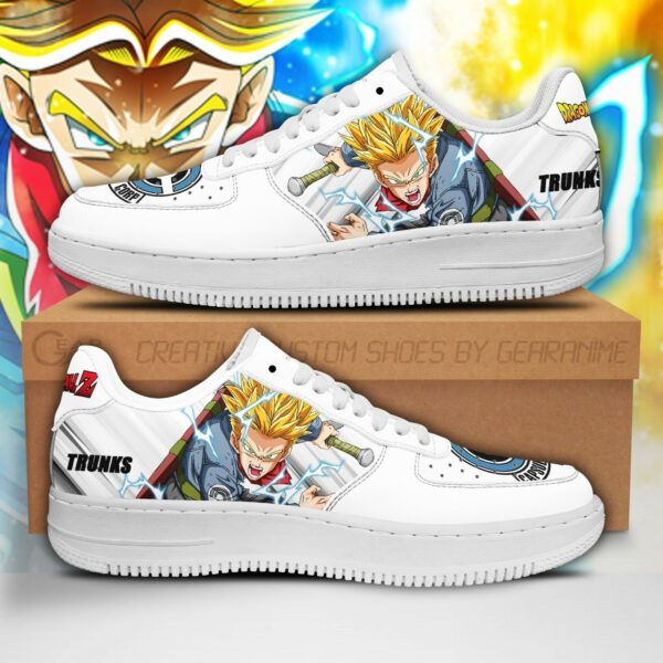 Future Trunks Air Shoes Custom Anime Dragon Ball Sneakers Simple 1