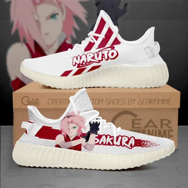 Haruno Sakura Shoes Naruto Custom Anime Sneakers SA10 1