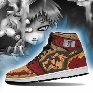 Gaara Shoes Anime Custom Sneakers Sand Village 6