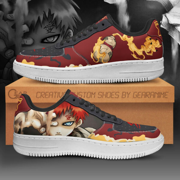 Gaara Shoes Anime Sneakers Custom 1
